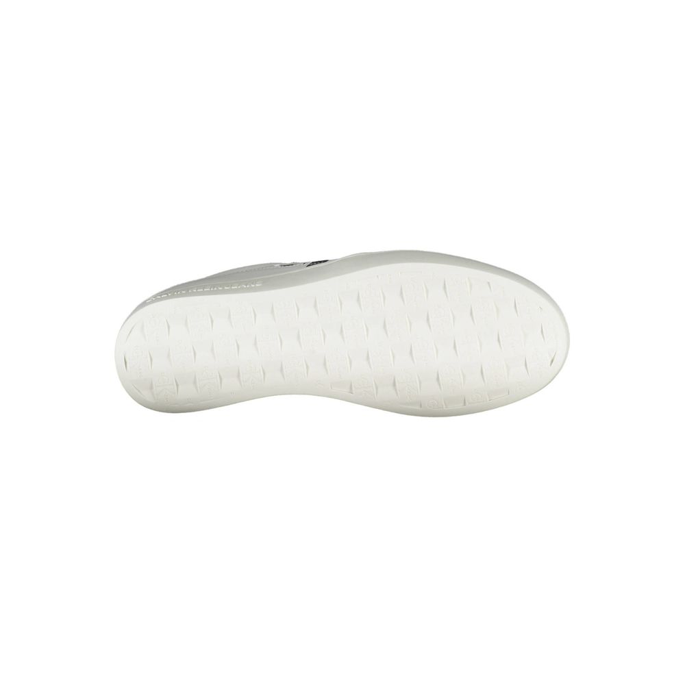 White Polyester Sneaker