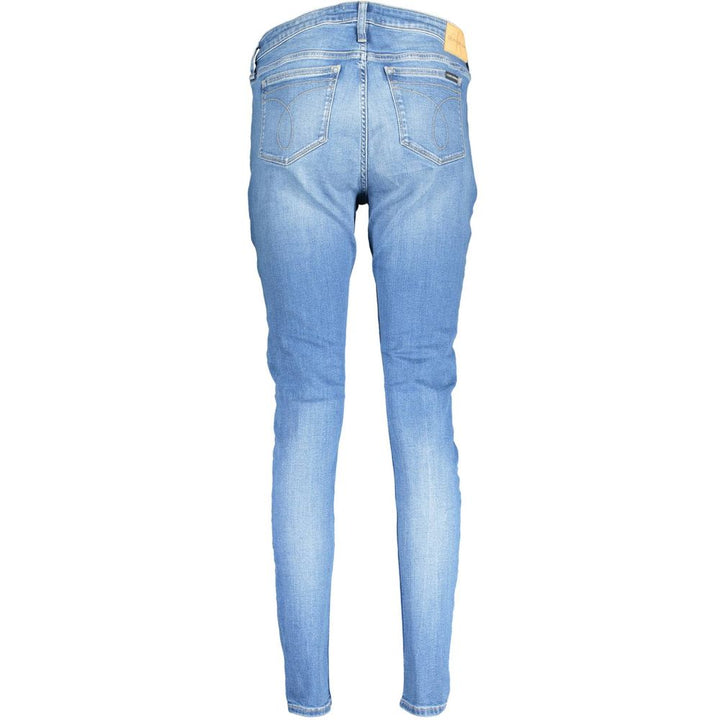 Blue Cotton Jeans & Pant