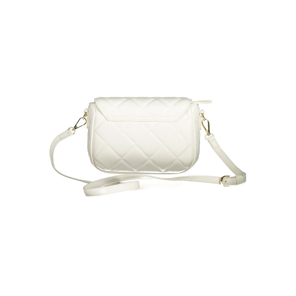 White Polyethylene Women Handbag