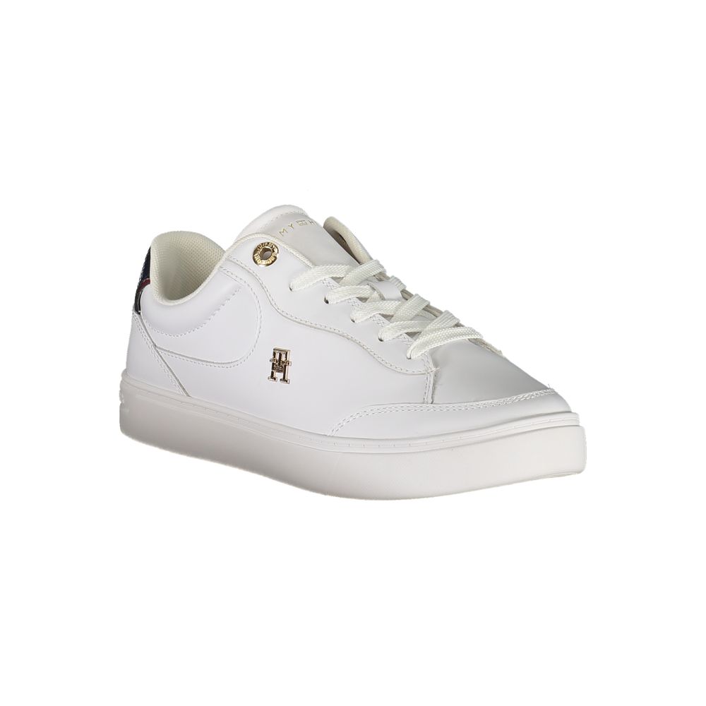 White Leather Women Sneaker