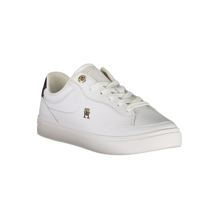 White Leather Women Sneaker