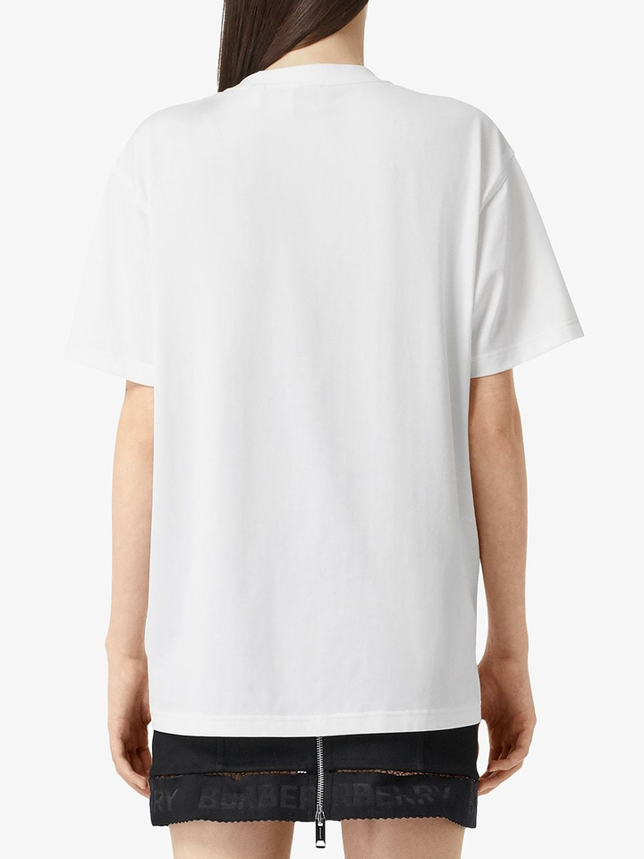 BURBERRY text print T-shirt-2