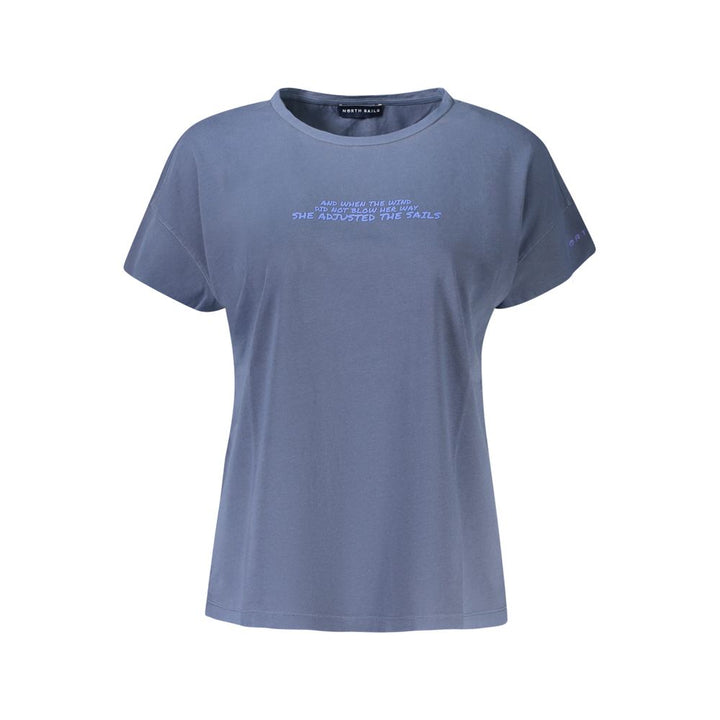 Blue Cotton Tops & T-Shirt