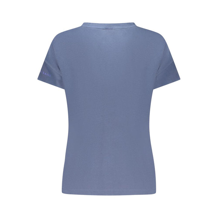 Blue Cotton Tops & T-Shirt