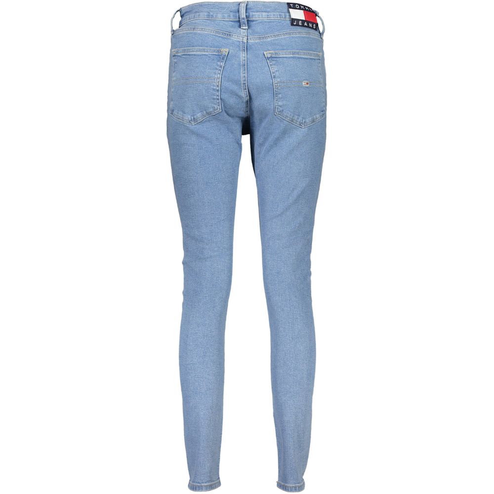 Blue Cotton Women Jeans