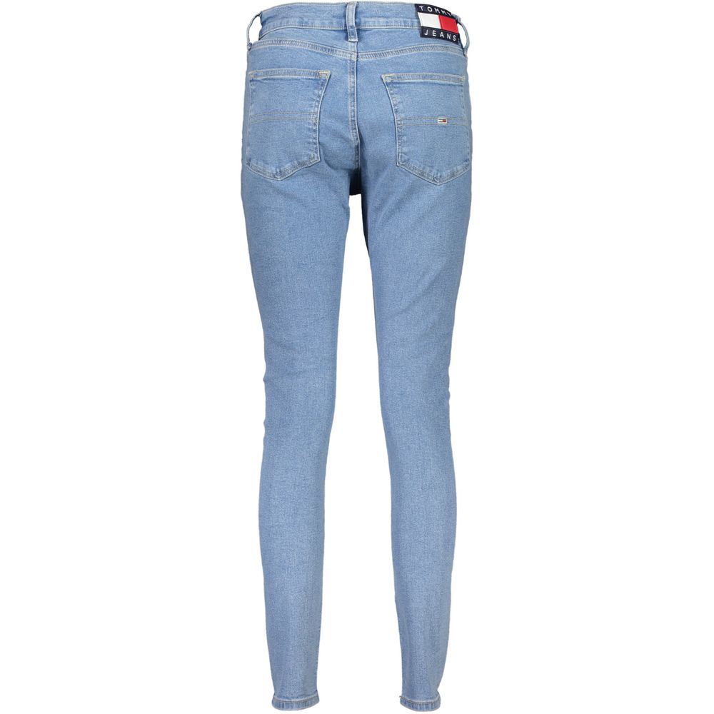 Blue Cotton Women Jeans