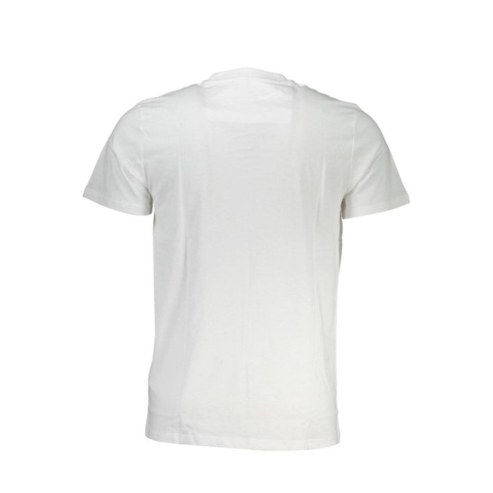 White Cotton Men T-Shirt