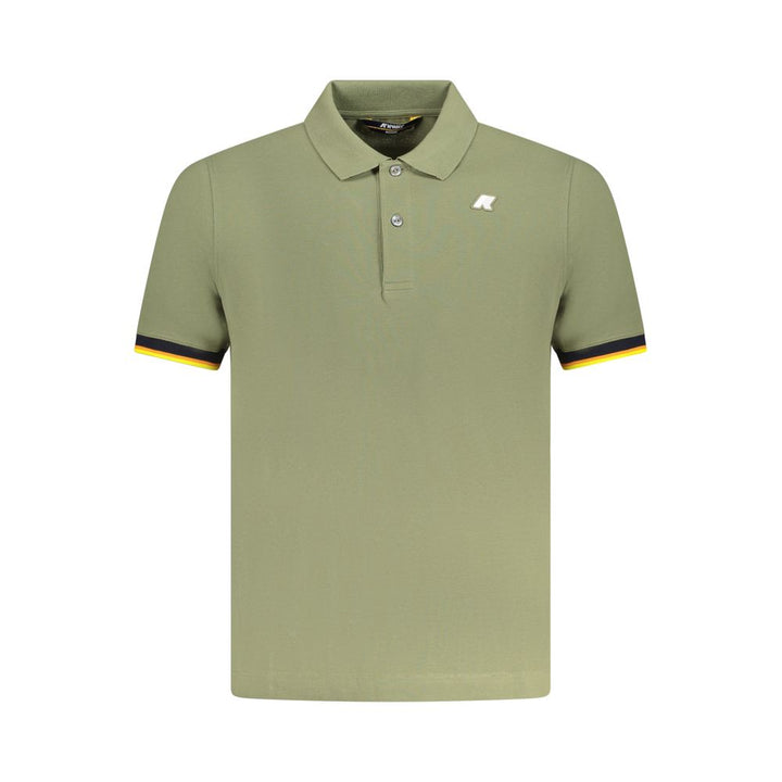 Green Cotton Polo Shirt
