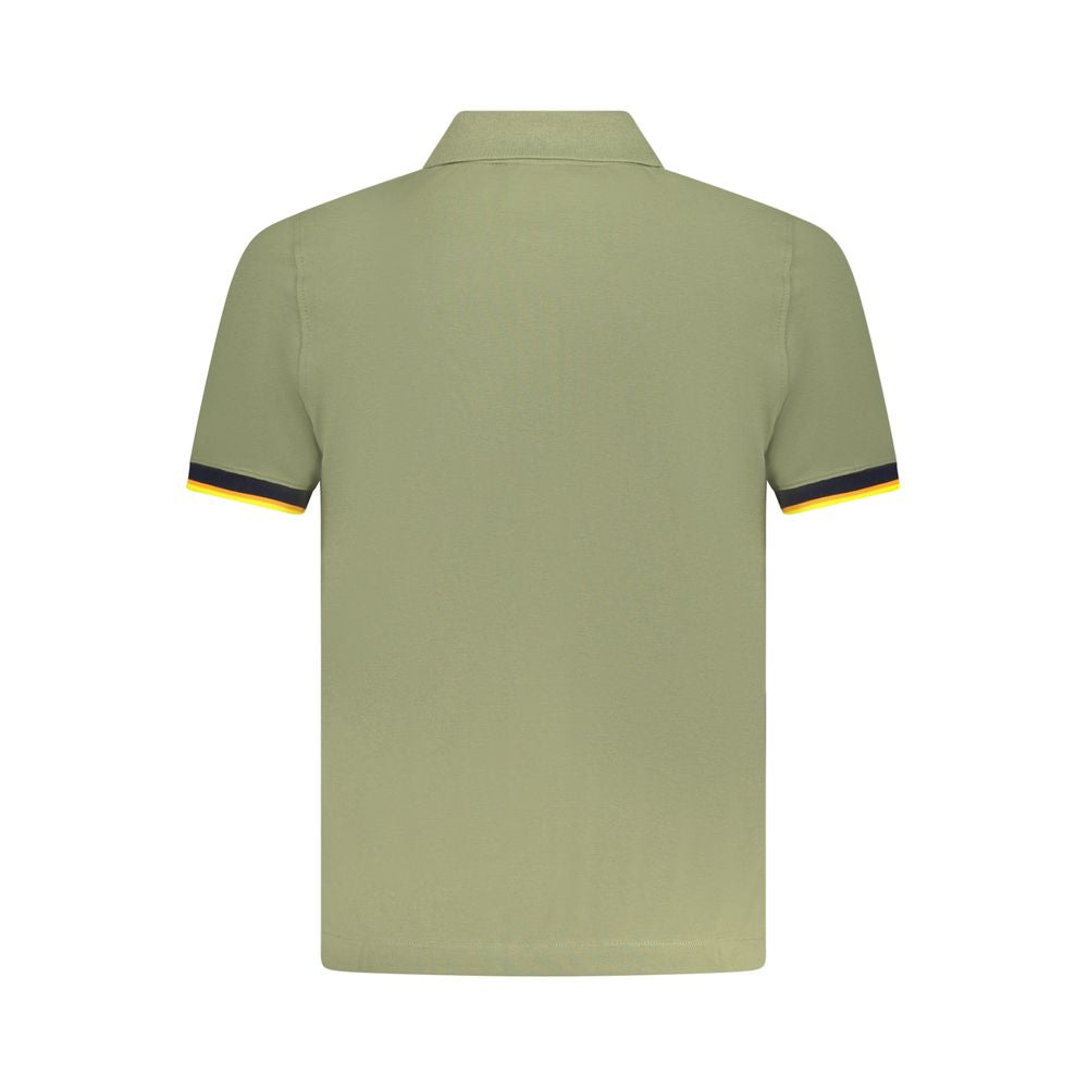 Green Cotton Polo Shirt