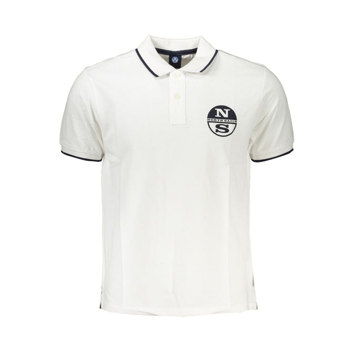 North Sails White Cotton Men's Polo Shirt