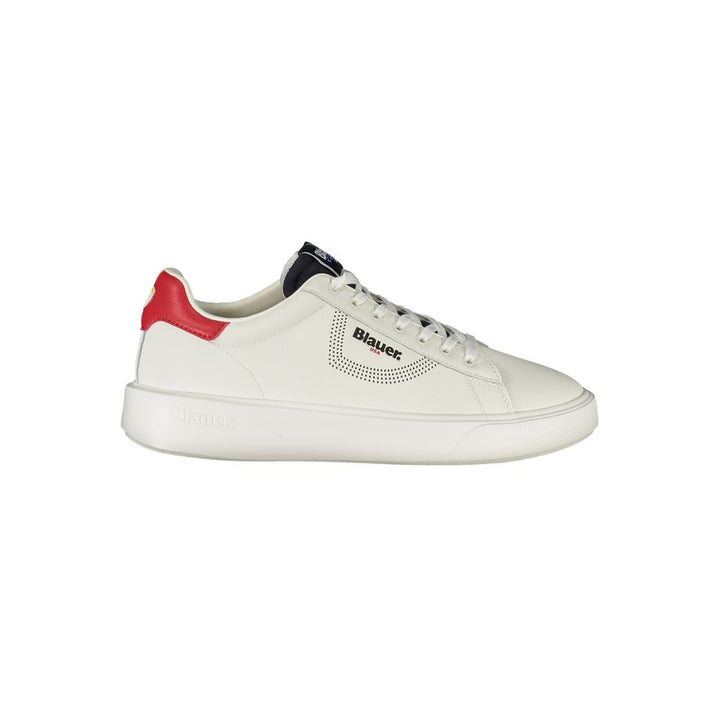 White Leather Men Sneaker