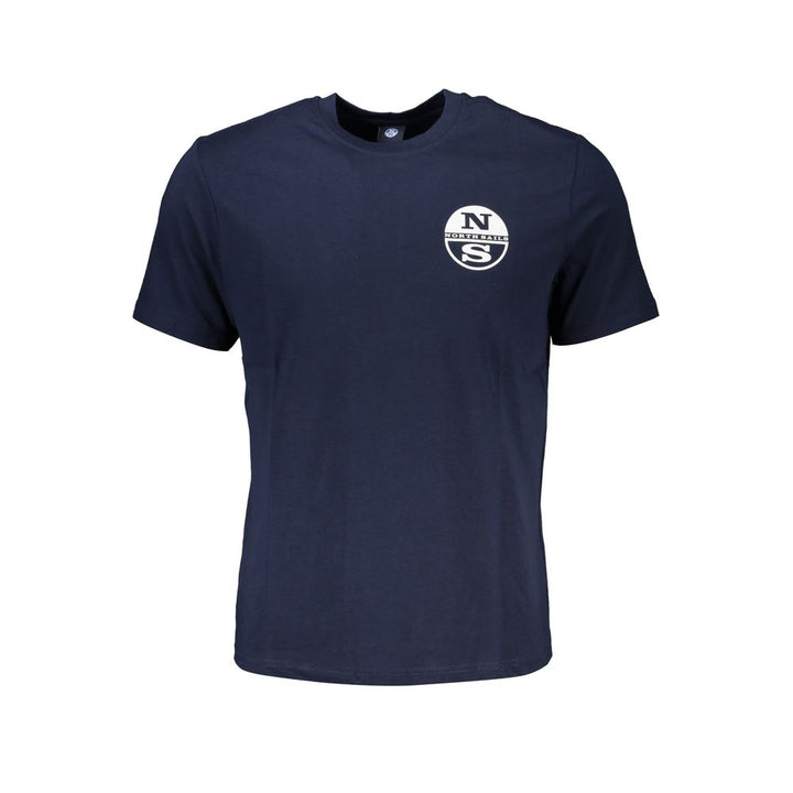 North Sails Blue Cotton Men's T-Shirt