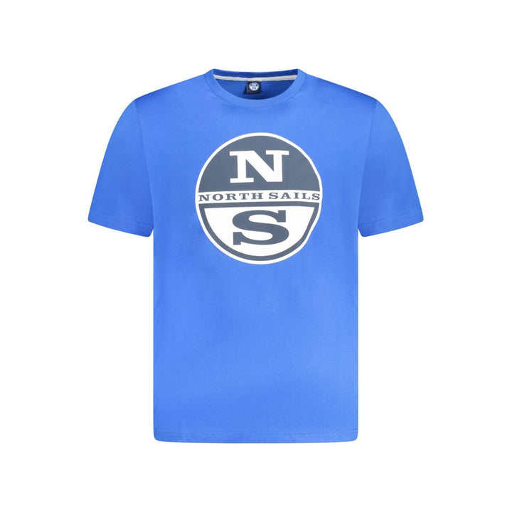 North Sails Blue Cotton Men's T-Shirt