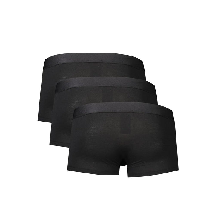 Bikkembergs Black Polyester Men's Boxer Briefs