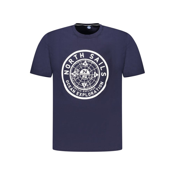 North Sails Blue Cotton Men's T-Shirt