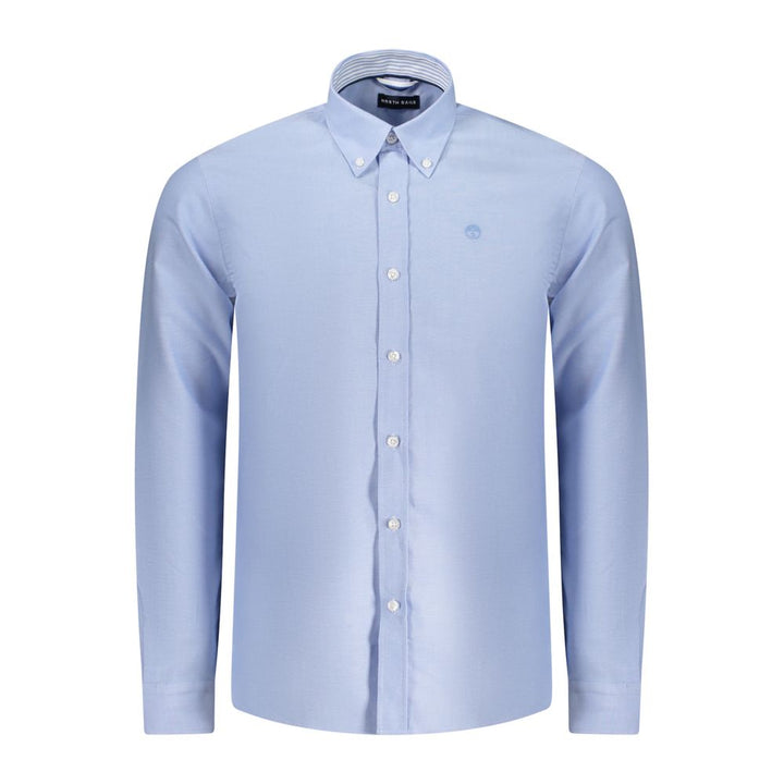 North Sails Light Blue Cotton Men Shirt