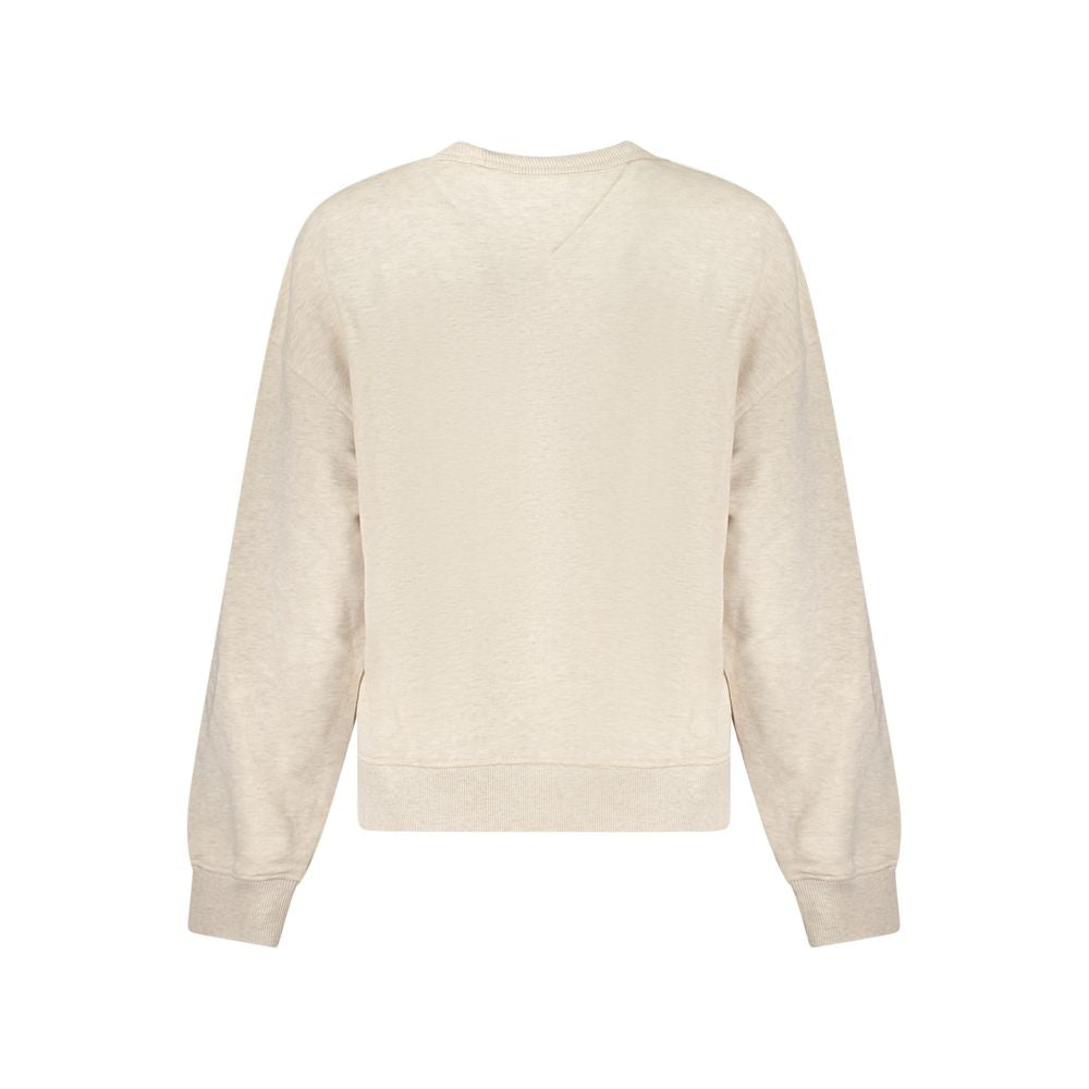 Beige Cotton Women Sweater