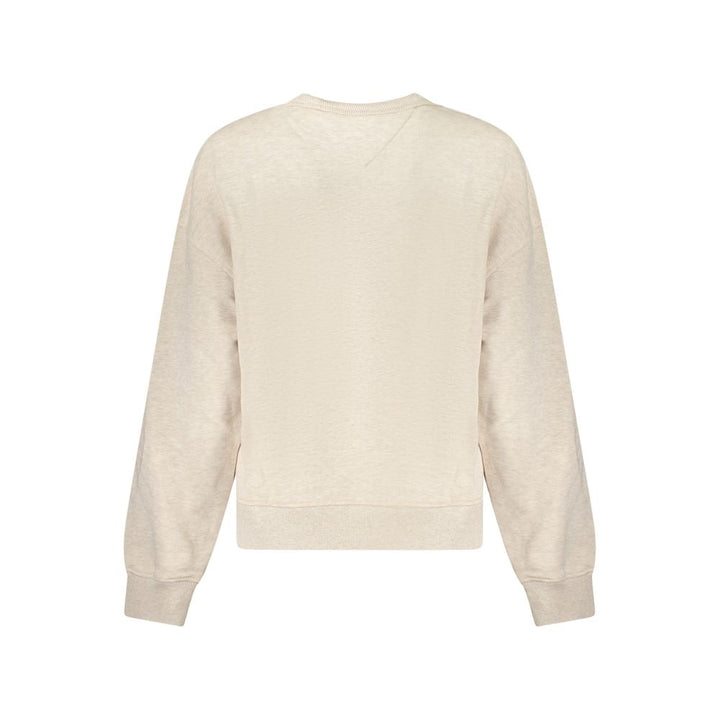 Beige Cotton Women Sweater
