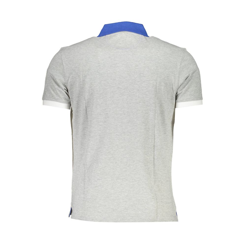 La Martina Grigio Cotton Men Polo
