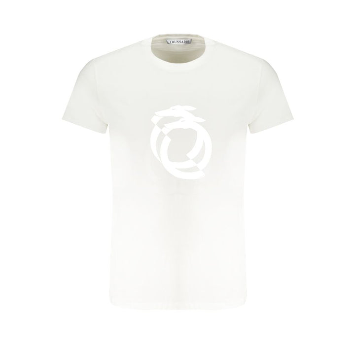 Trussardi White Cotton Men's T-Shirt
