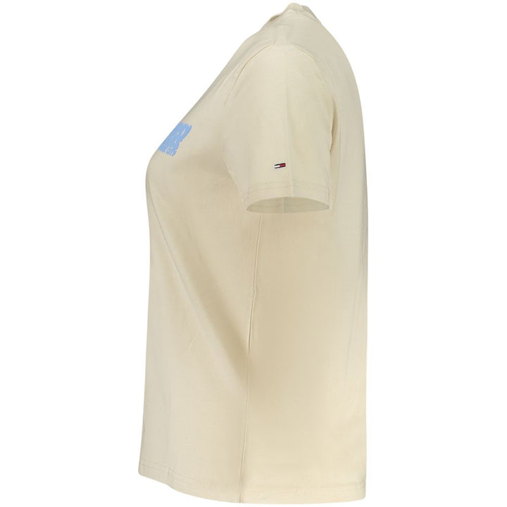 Beige Cotton Women Top