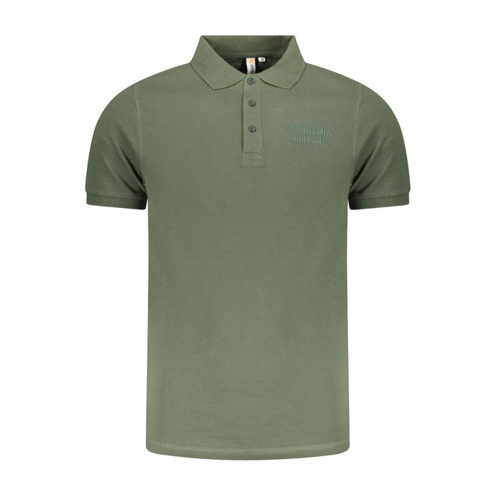 Green Cotton Polo Shirt