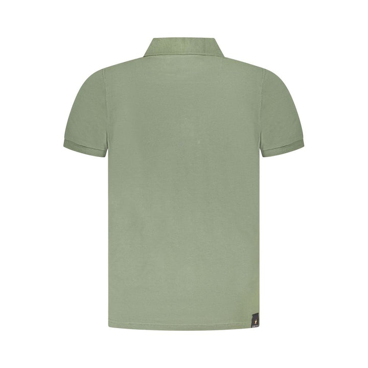 Green Cotton Polo Shirt