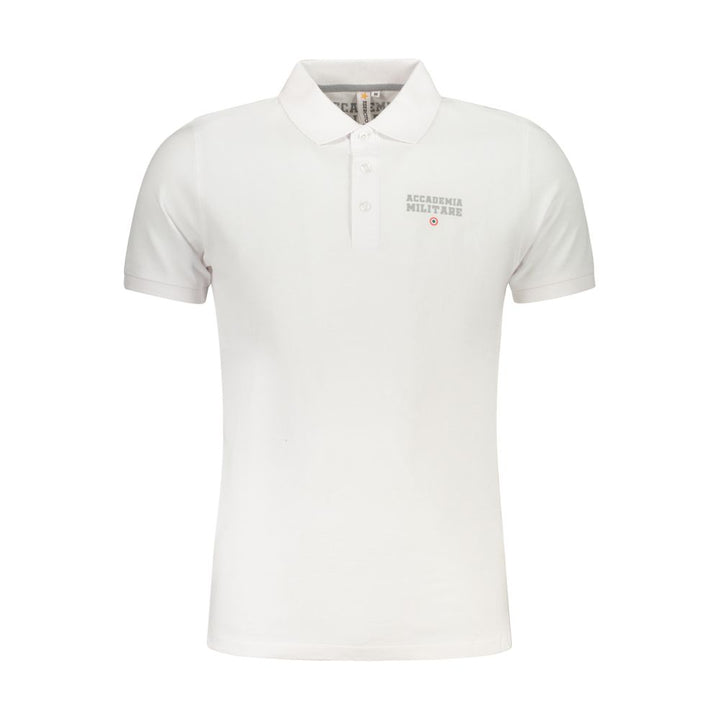 White Cotton Polo Shirt