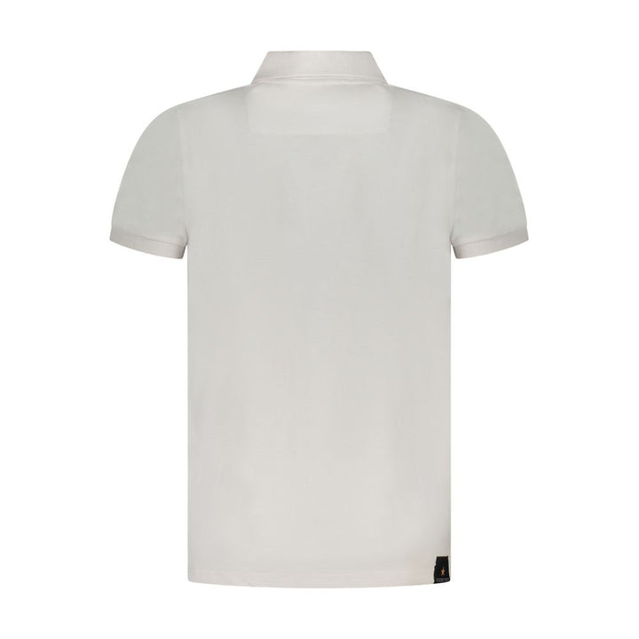 White Cotton Polo Shirt