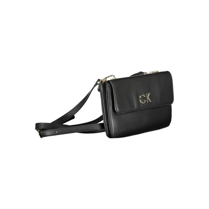 Black Polyester Handbag