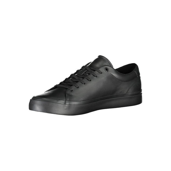 Black Polyester Sneaker
