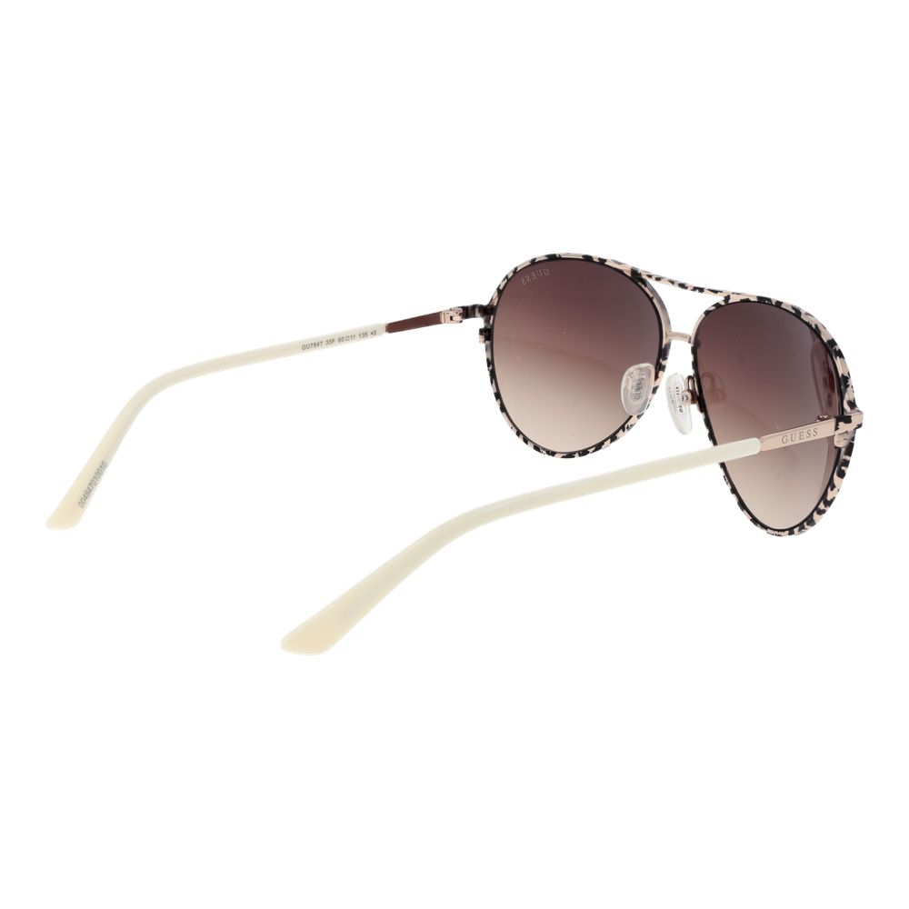 Guess Cream Women Sunglass