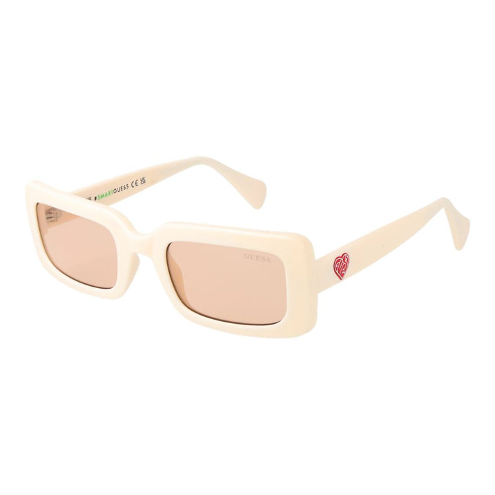 Beige Unisex Sunglasses