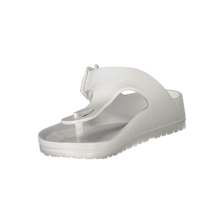 White Plastic Women Sandal