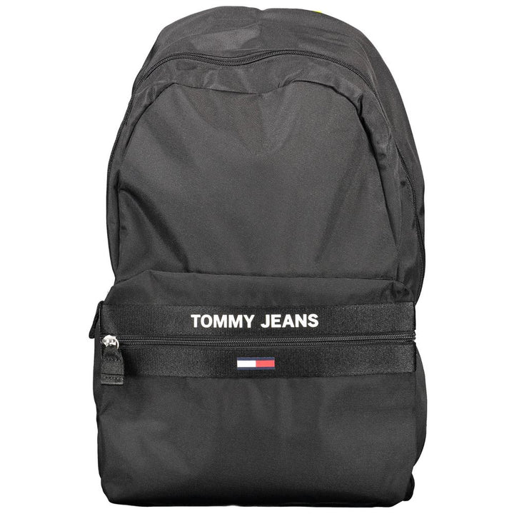 Black Polyester Backpack