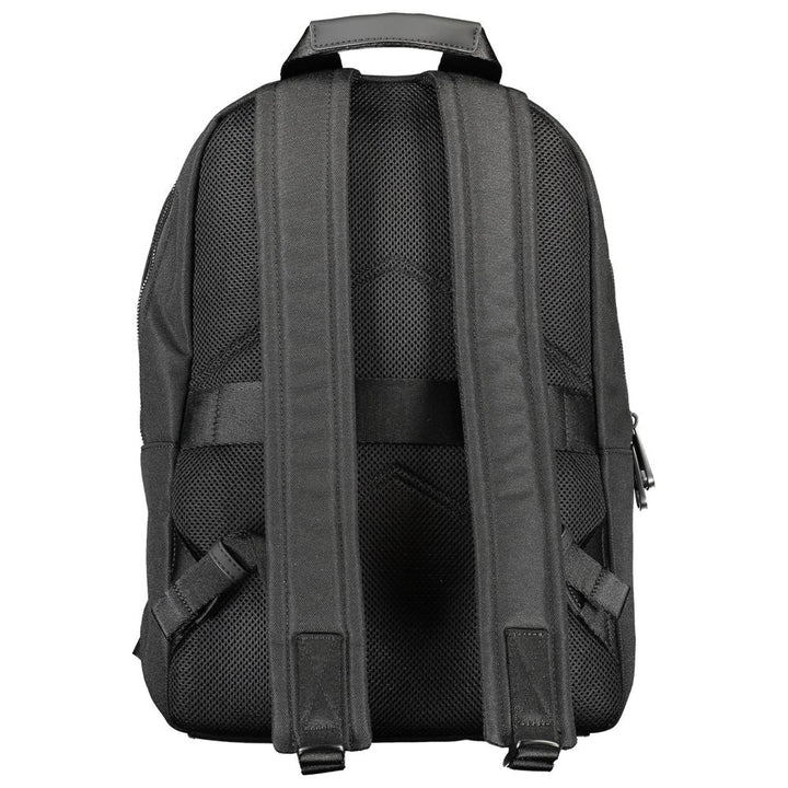 Black Polyester Backpack