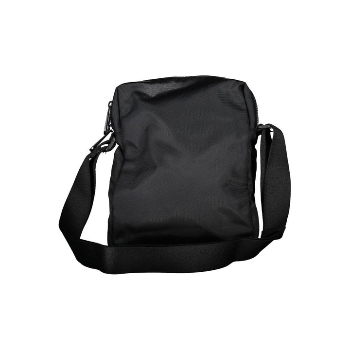 Black Polyester Shoulder Bag