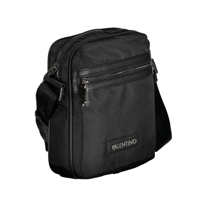 Mario Valentino Black Fabric Men's Shoulder Bag