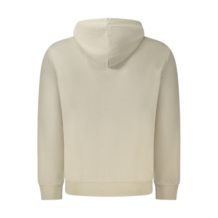 Beige Cotton Men Sweater