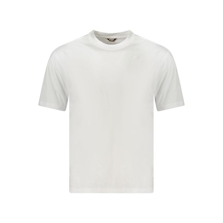 White Cotton Men T-Shirt