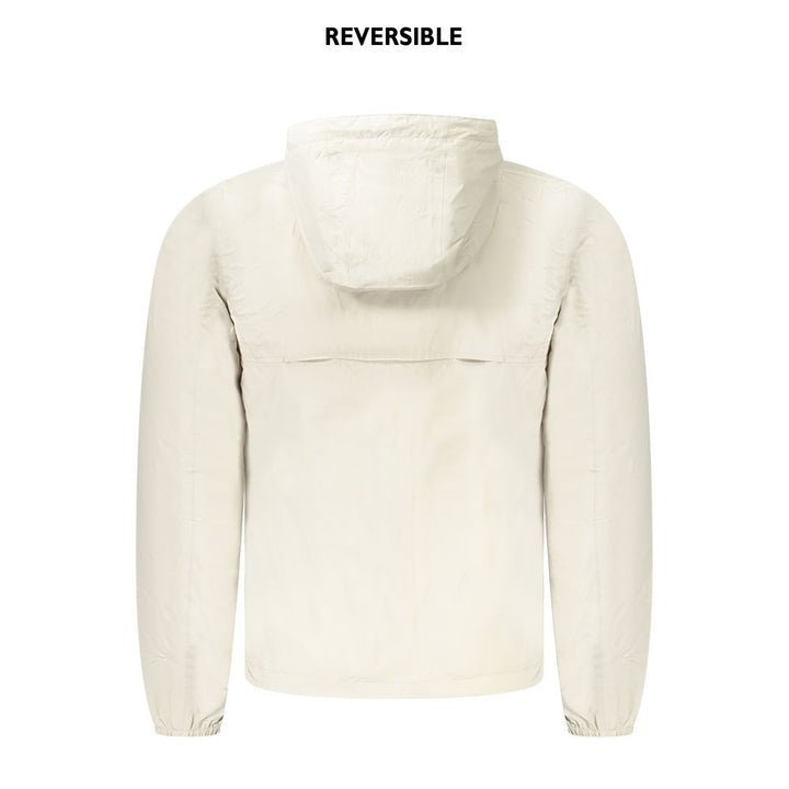 Beige Nylon Men Jacket