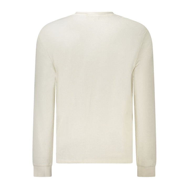White Cotton Men Sweater