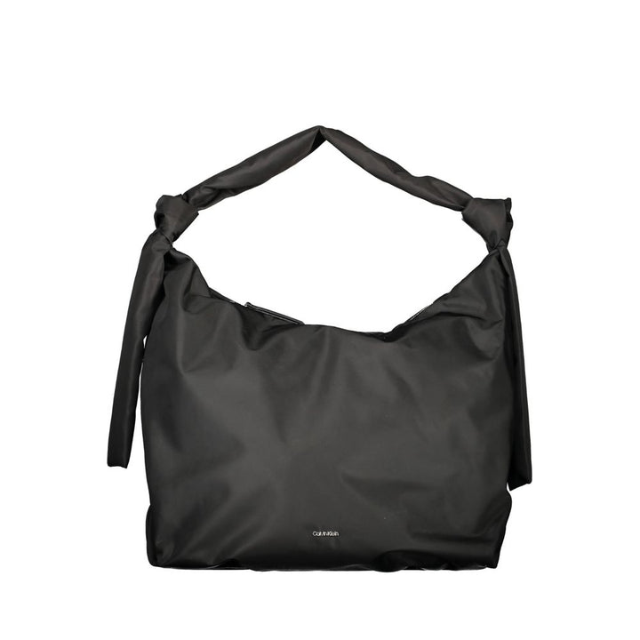 Black Polyester Handbag