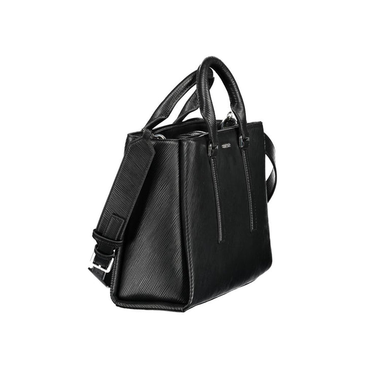 Black Polyester Handbag