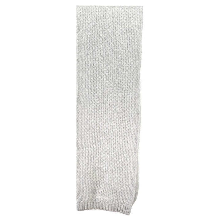 Gray Alpaca Wool Scarf
