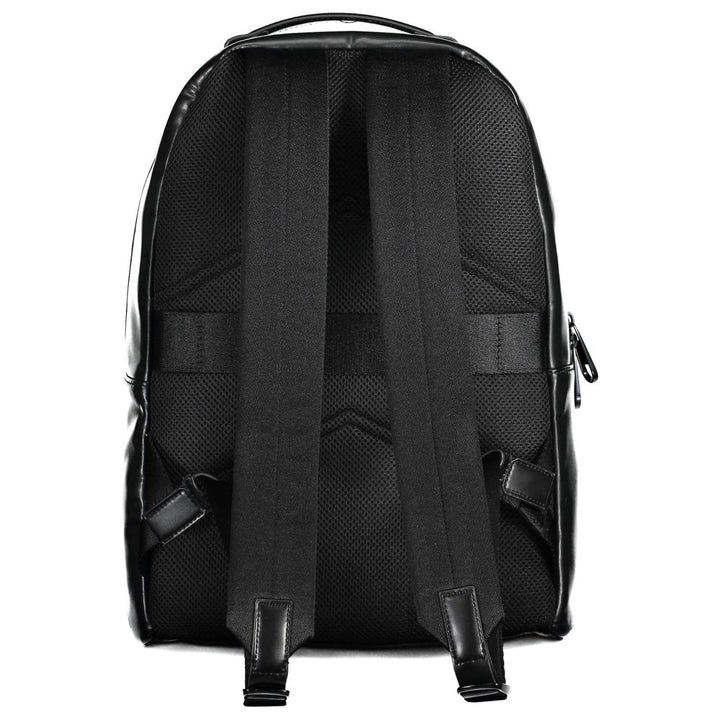 Black Polyester Backpack