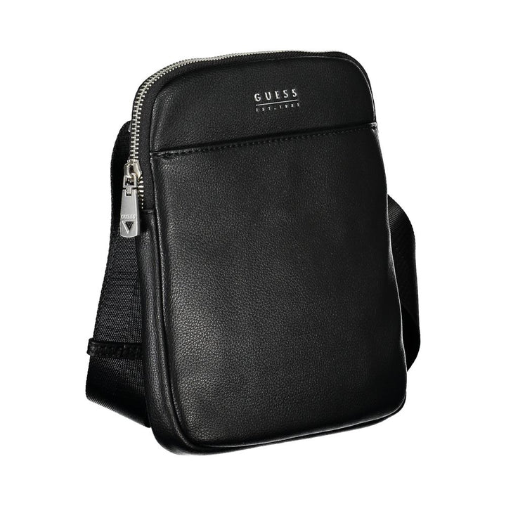 Black Polyethylene Shoulder Bag