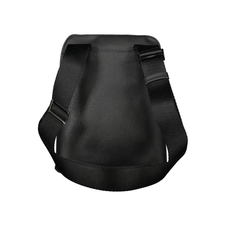 Black Polyester Shoulder Bag