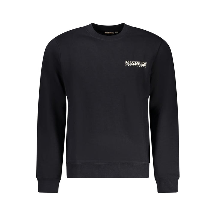 Napapijri Black Cotton Men Sweater