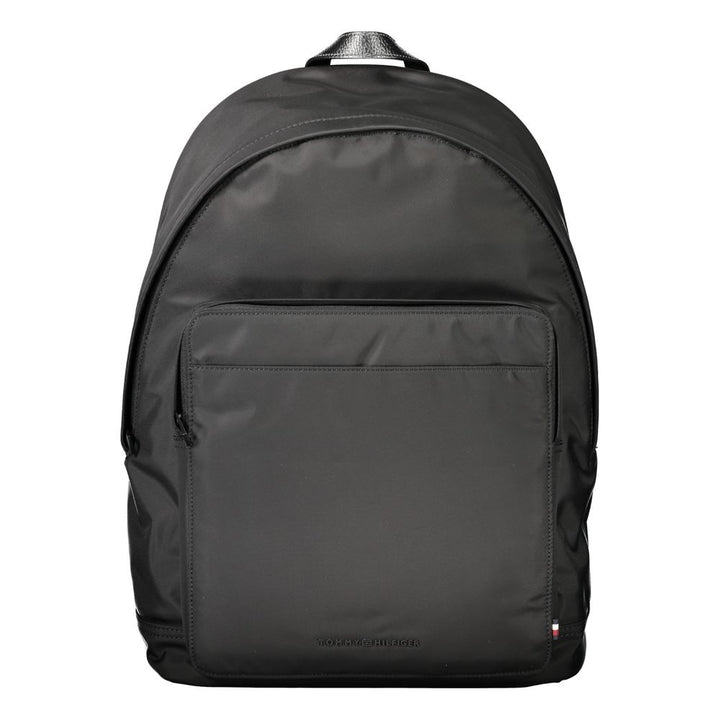Black Polyester Backpack